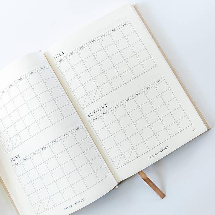 Cedar and Myrrh - Vente Journal intime - Journal de bien-être2