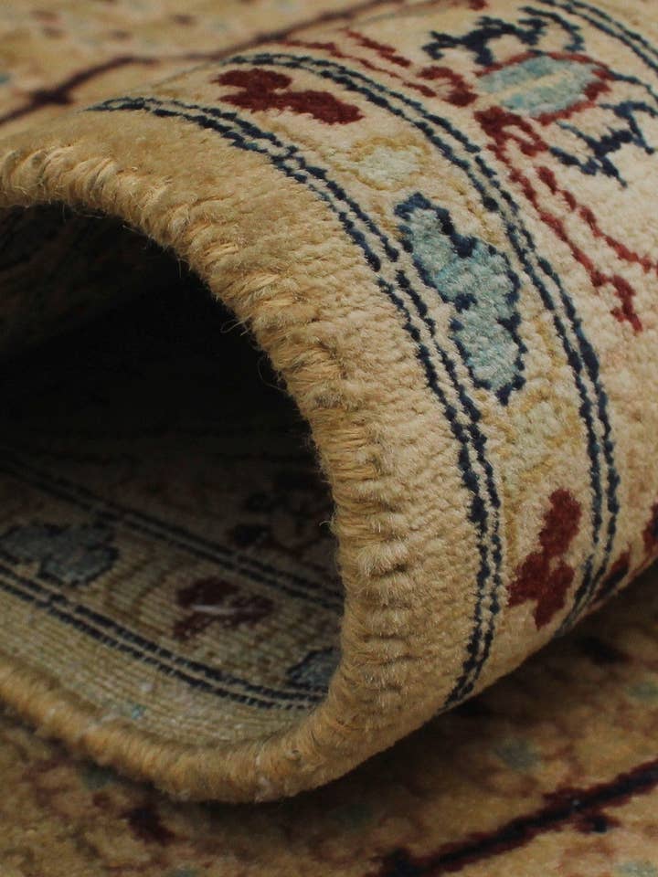 Versailles Kahsan Beige/Lt. Blue Teppich, 8'11" x 11'8" für den Großhandel von Noori Rug