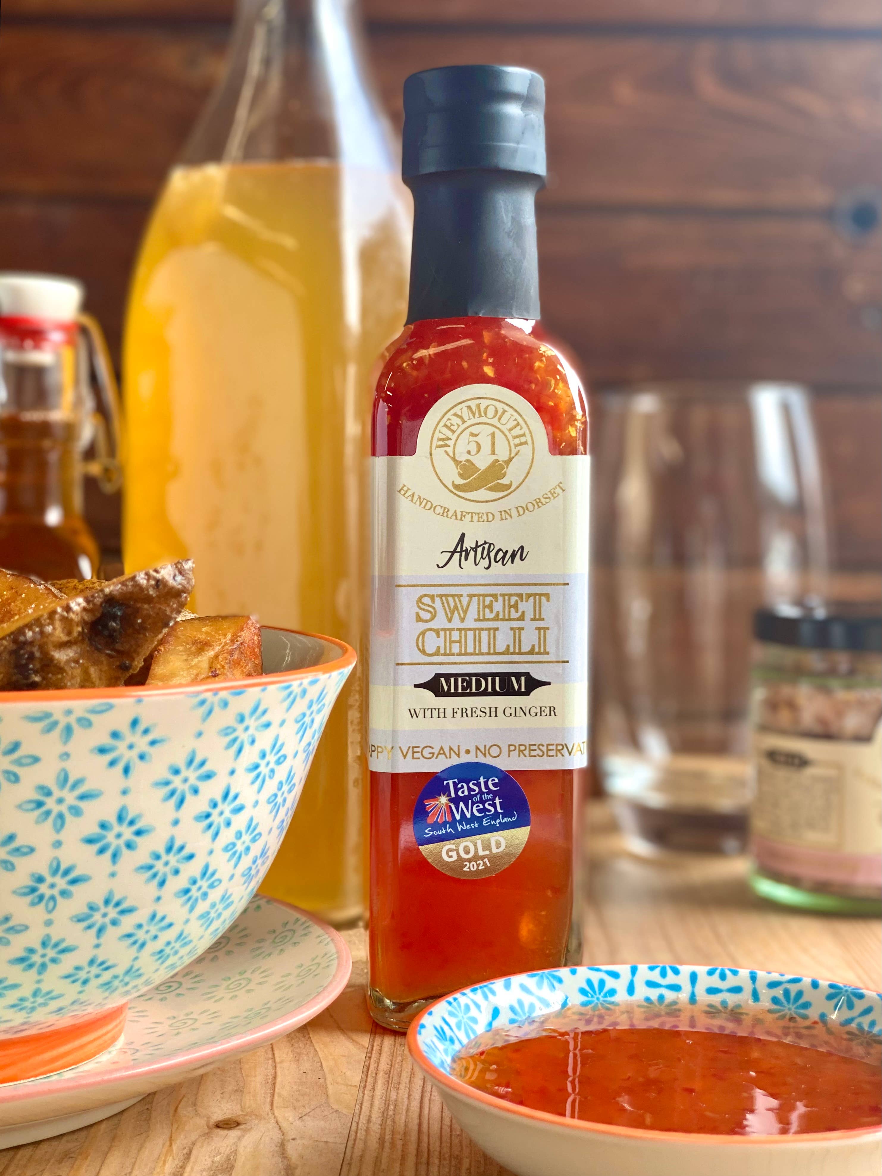 Weymouth 51 Hot Sauces – wholesale Hot sauce – Sweet Chilli Sauce Vegan Mild 220ml2