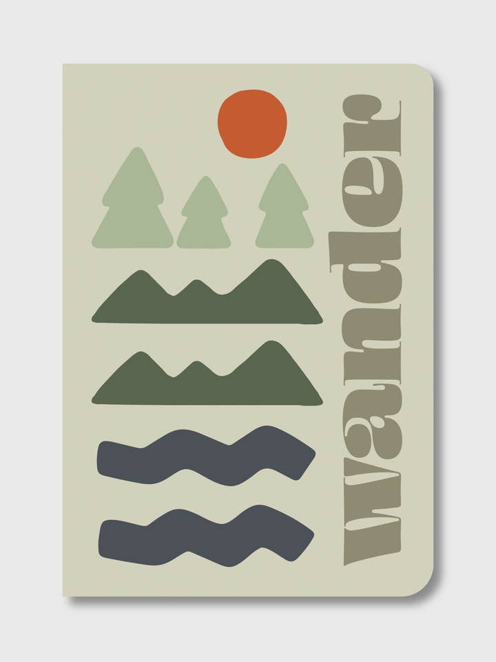 Wander Notebook for wholesale by Pike Street Press