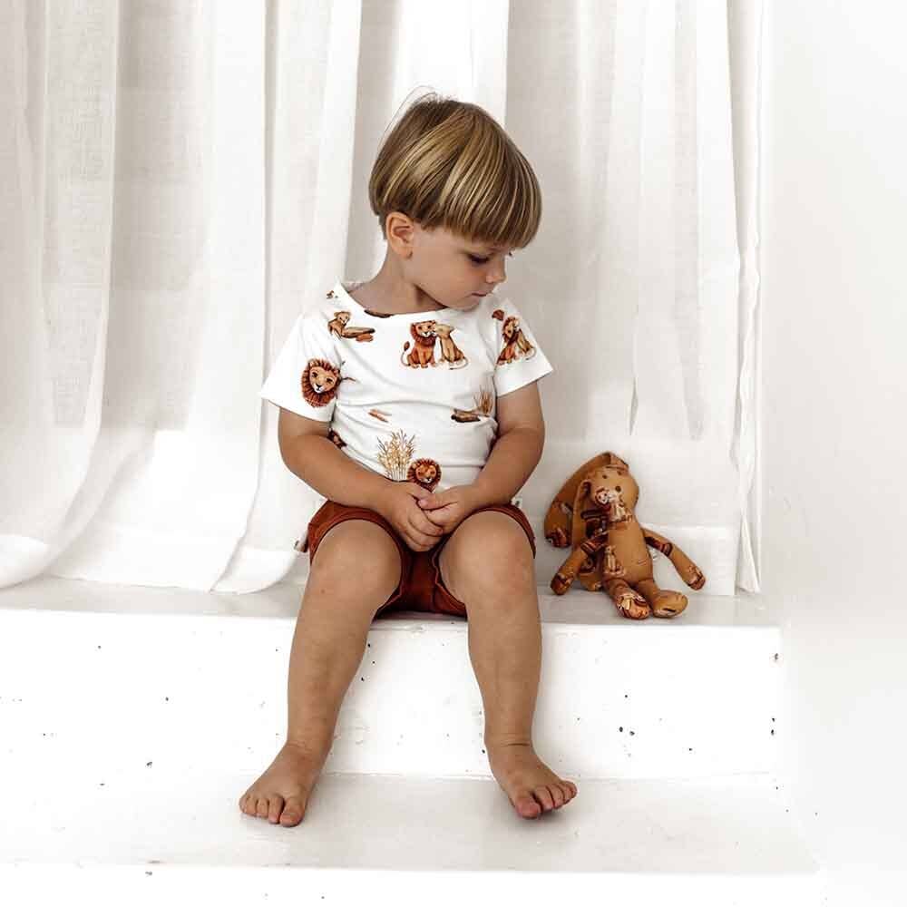 Snuggle Hunny - Venta al por mayor Camiseta - Niños - Camiseta Lion Organic5