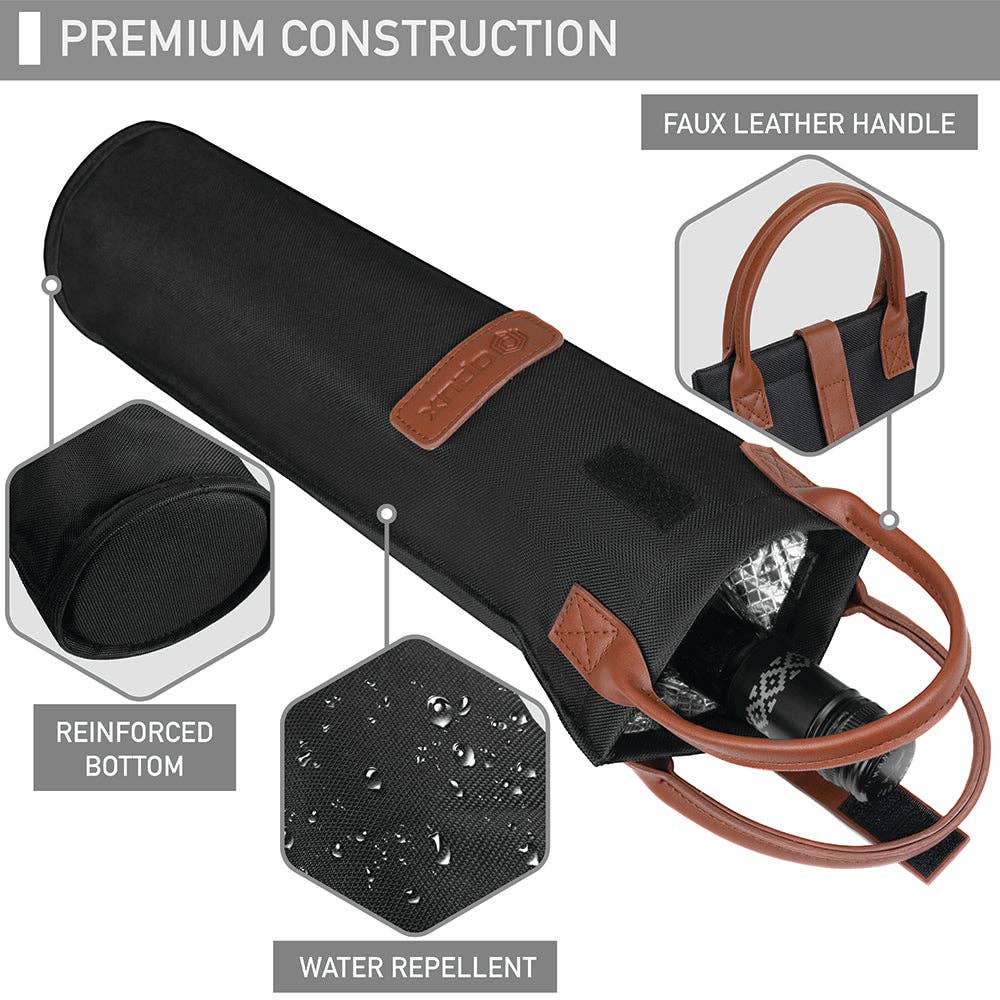 OPUX – wholesale Wine tote – 1 Bottle Classic Wine Carrier Bag55