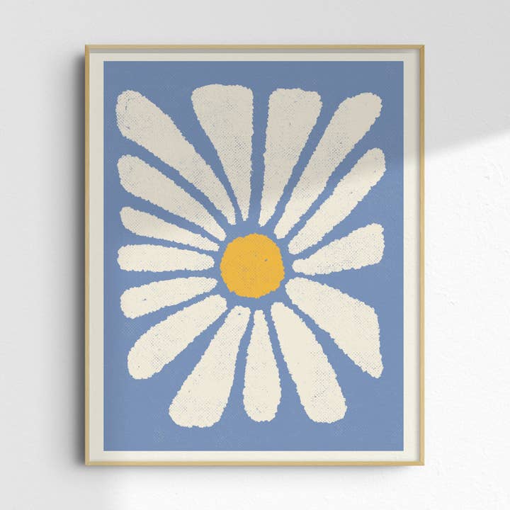 Abstract Shapes Art Print | Flower Wall Art | Boho Decor for wholesale by Daydream Prints