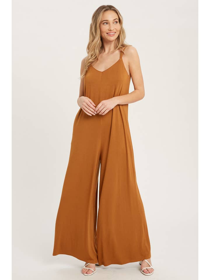 Bluivy - Wholesale Jumpsuit - Women's - CRISS-CROSS BACK WIDE LEG JUMPSUIT19