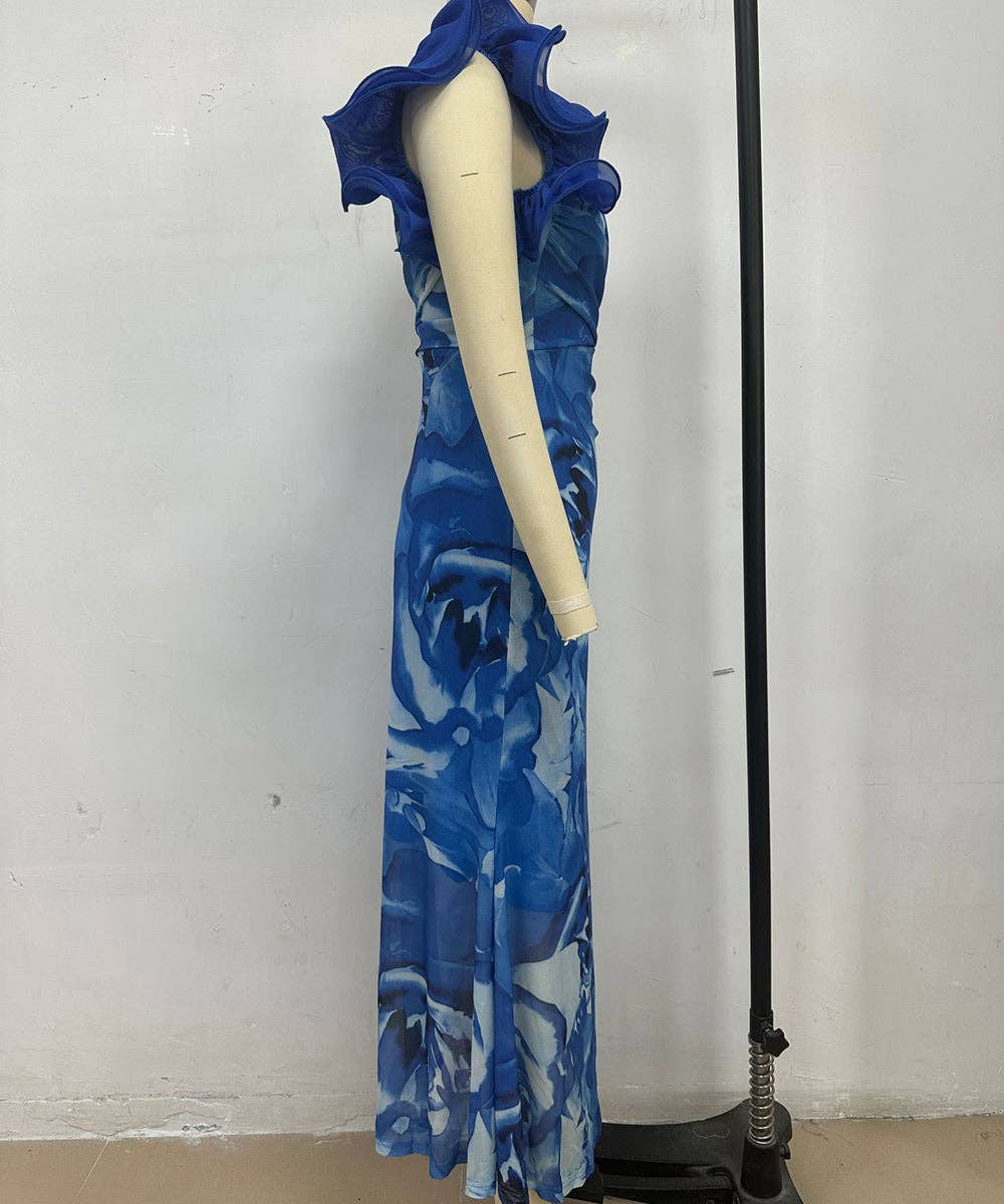 Aria Romance - Vente Robe de soirée – femme - Robe moulante à appliques florales17