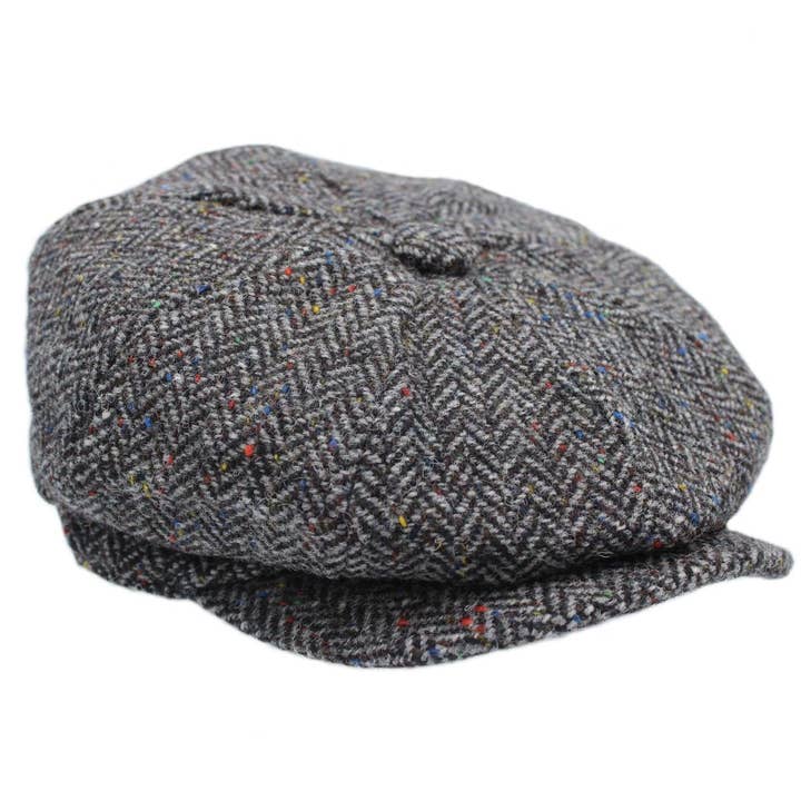 Heather Hats & Accessories - Wholesale News boy/school boy hat – Unisex - LF Irish Tweed Newsboy Cap ZH280