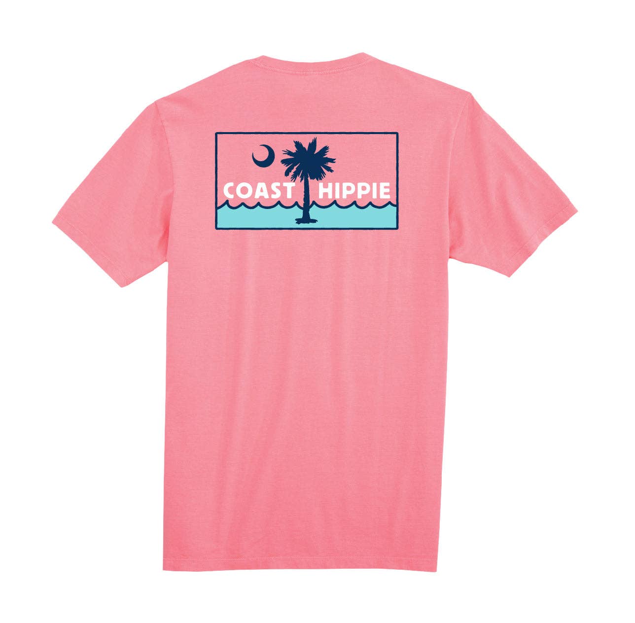 Coast Hippie - Wholesale Screen Printed T-Shirt - Unisex - SC Flag SS4
