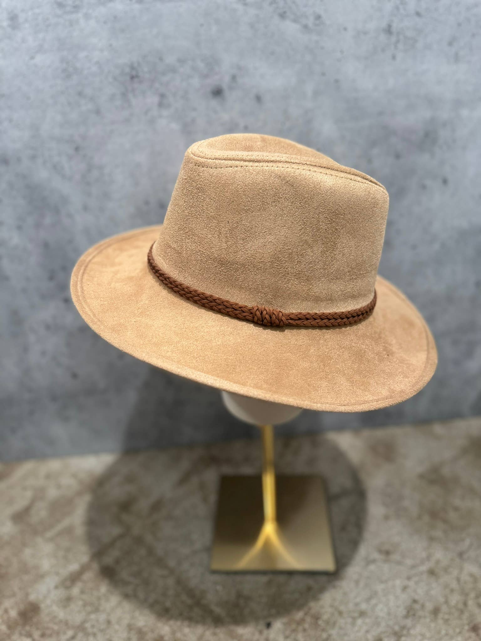 Love and Thyme - Wholesale Fedora - Women's - Best Seller! Vegan Suede Panama Hat Short Brim5