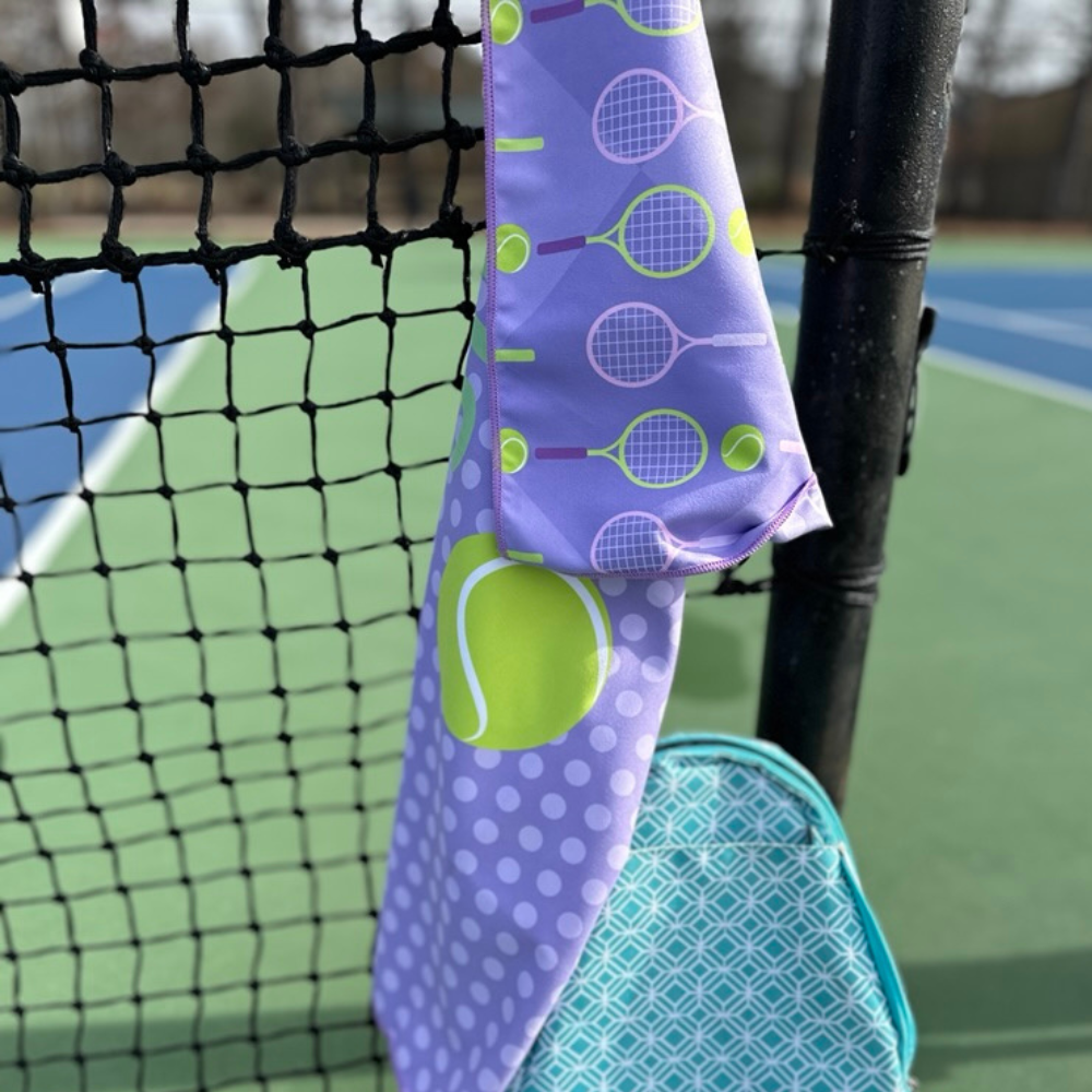 Born to Rally - Wholesale Sports Towel - Tennis Towel - Eat Sleep Double-Sided Microfiber Athletic4