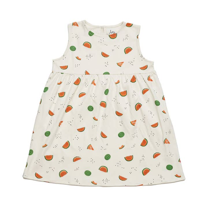 Vandmelon Ærmeløs Kjole for engroshandel hos Beezu Baby