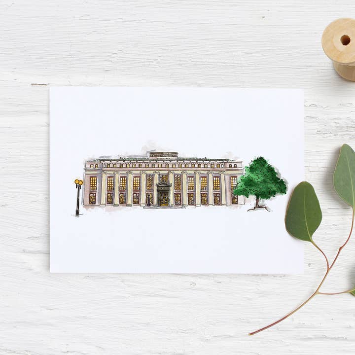 Tessera del municipio di Columbus per la vendita all'ingrosso da parte di Atelier Nazli Brush