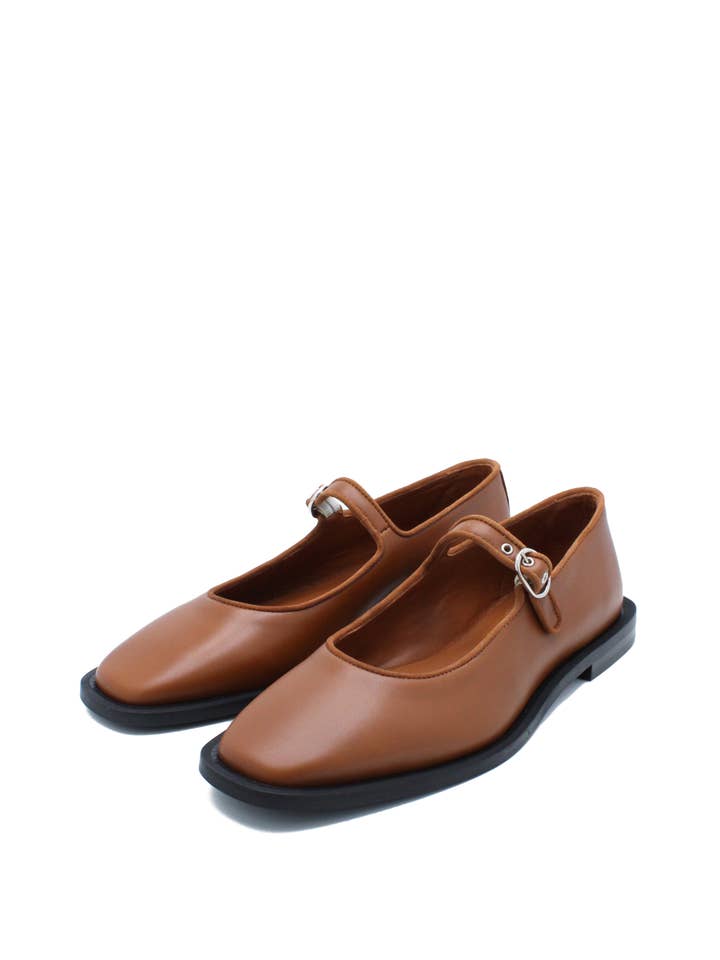 JJ HEITOR SHOES - Wholesale Flats/Loafers - Women's - TÓQUIO CAMEL BALLET FLATS 2