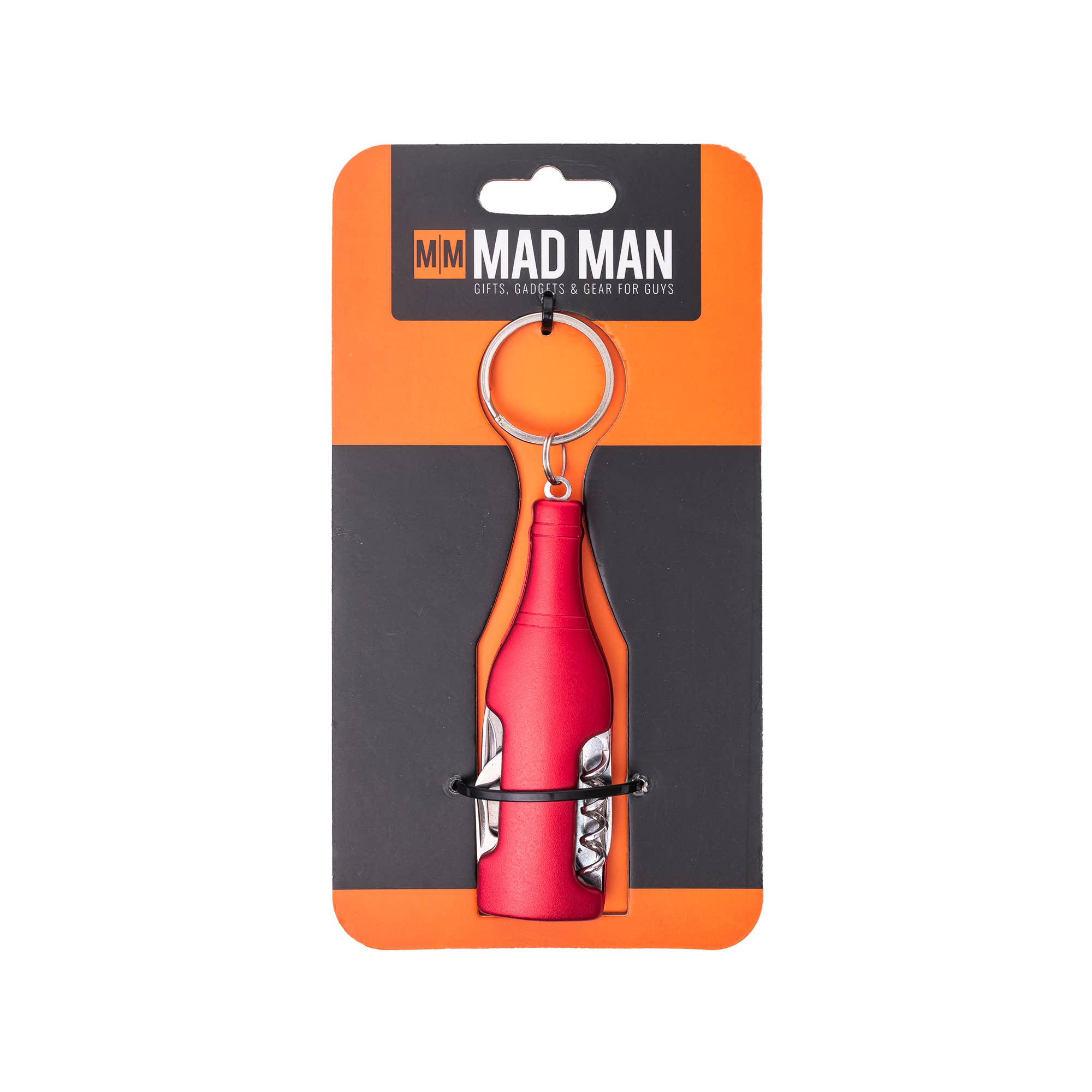 Mad Man - Wholesale Keychain - Men's - Aged to Perfection Wine Opener Multi Tool5