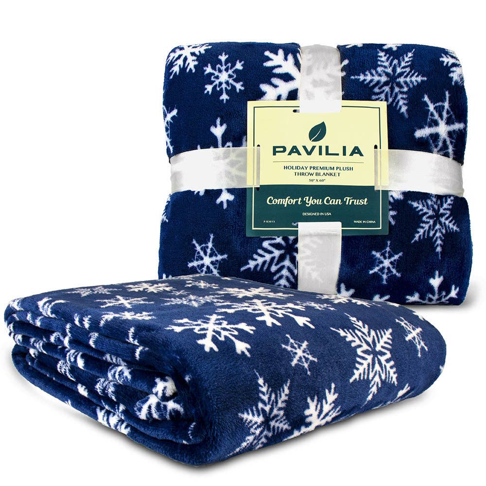 Pavilia – wholesale Prydnadsfilt – Pavilia julfleecefilt med säsongsmotiv20