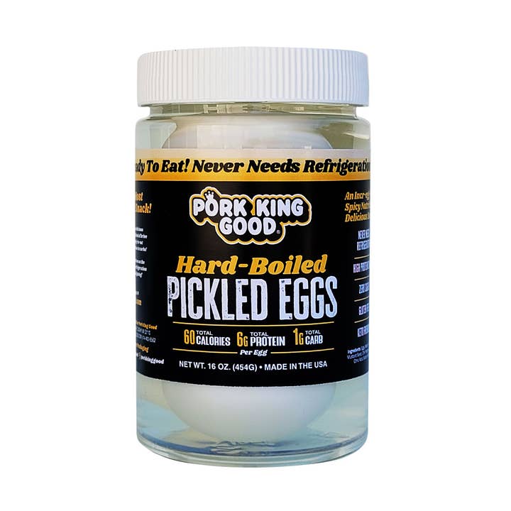 Pork King Good Salt and Vinegar Pickled Eggs Pint for wholesale by Pork King Good