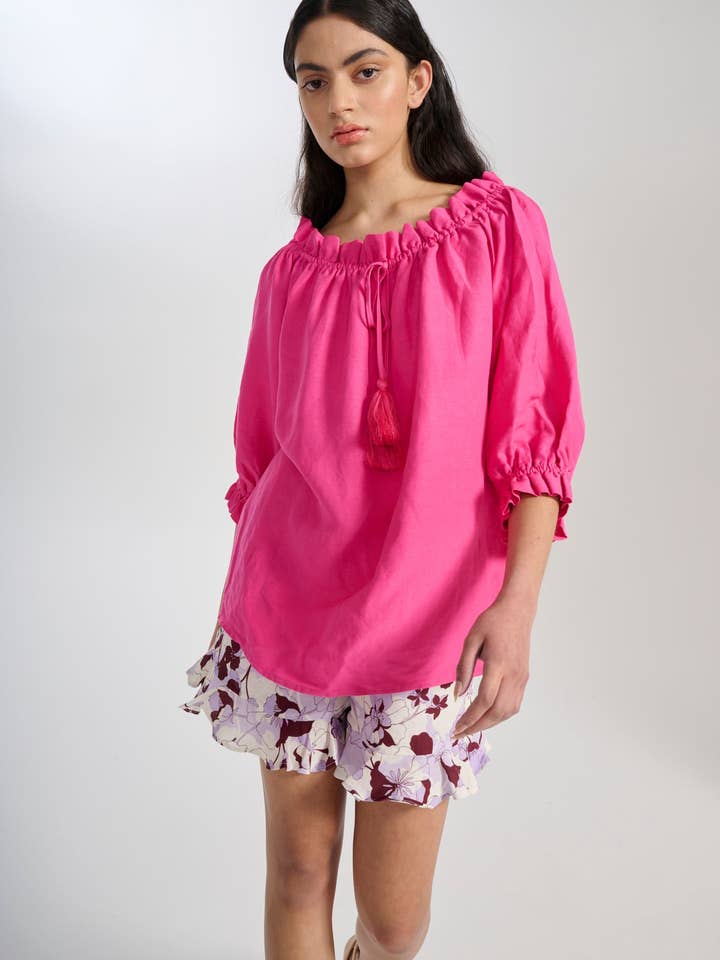 REINA TOP - PINK for wholesale by Oli and Kubo