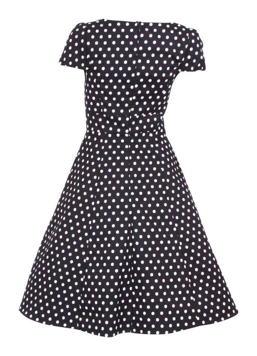 Dolly & Dotty - Wholesale Dress - Women's - Claudia Flirty Fifties Style Dress in Black12