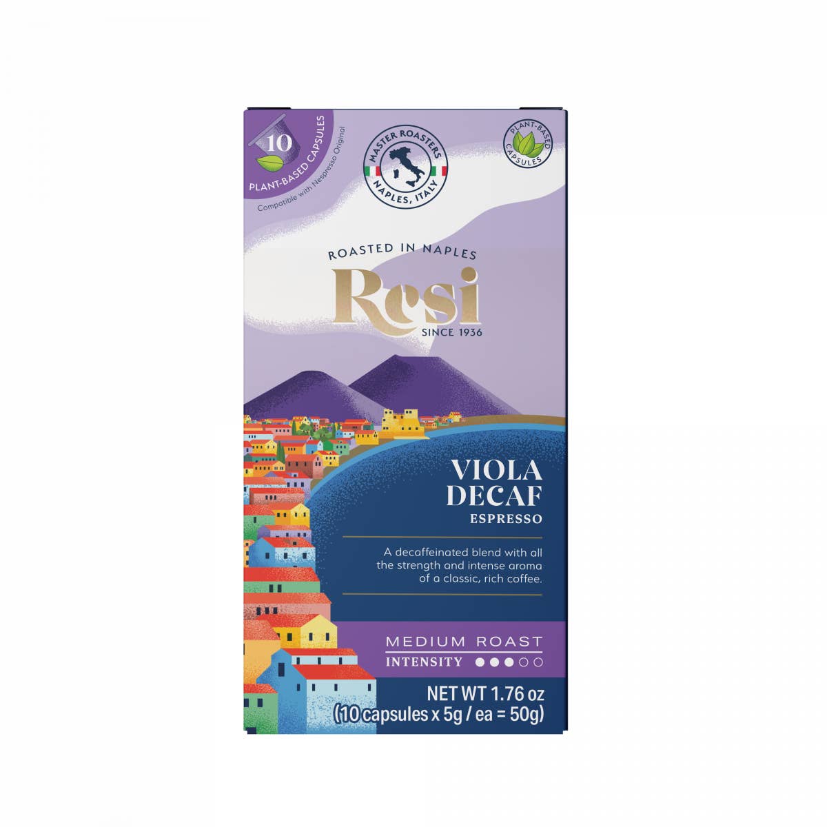 Resi Bras srl - Wholesale Coffee Pods - Capsules Viola Decaf 100 cps