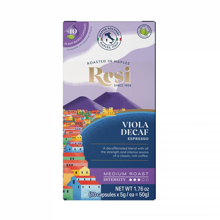 Resi Bras srl - Wholesale Coffee Pods - Capsules Viola Decaf 100 cps0