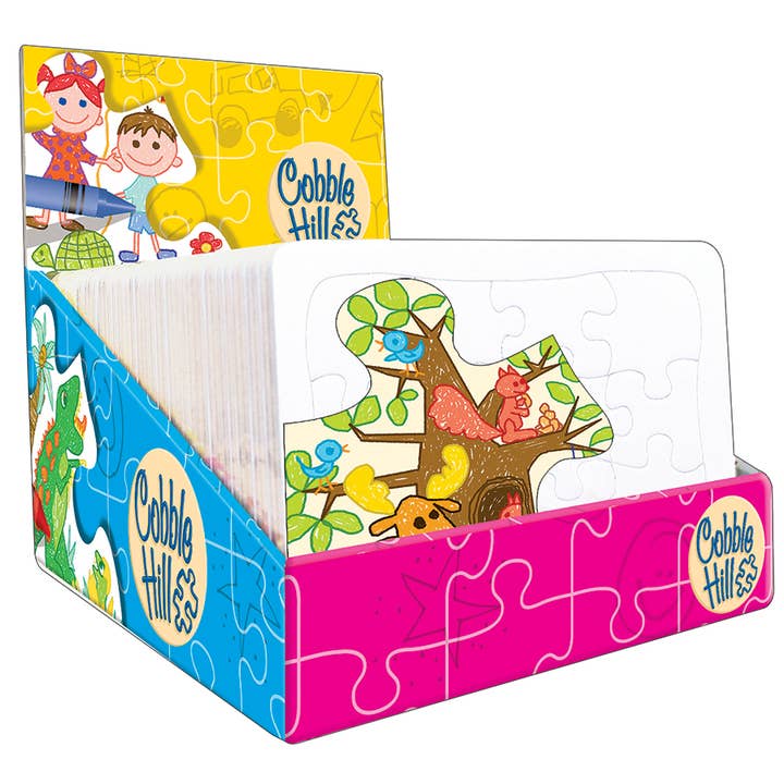 Full Display - Create Your Own Puzzle: 5"x7" for wholesale by Outset Games and Cobble Hill Puzzles