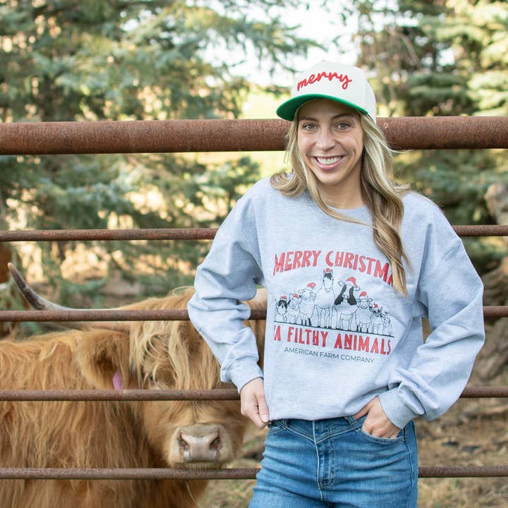 Merry Christmas Ya Filthy Animals Crewneck and other Purchase Wholesale filthy. Free Returns & Net 60 Terms on Faire trending on Faire.