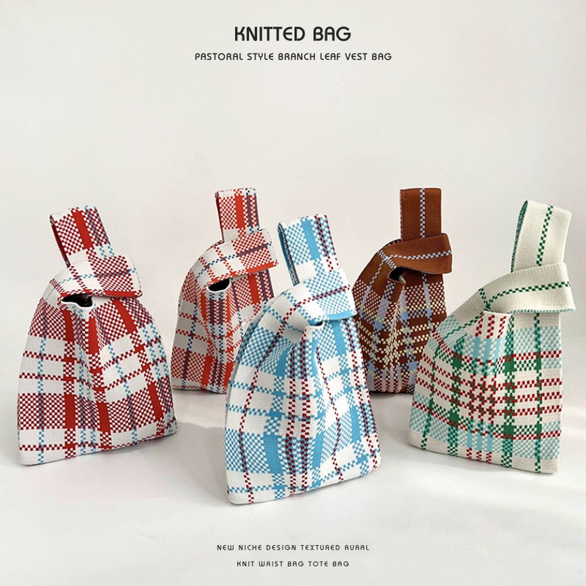 ACCITY - Wholesale Tote Bag - Women&#x27;s - 2024 NEW FASHION PLAID HANDBAG_CWAB23819