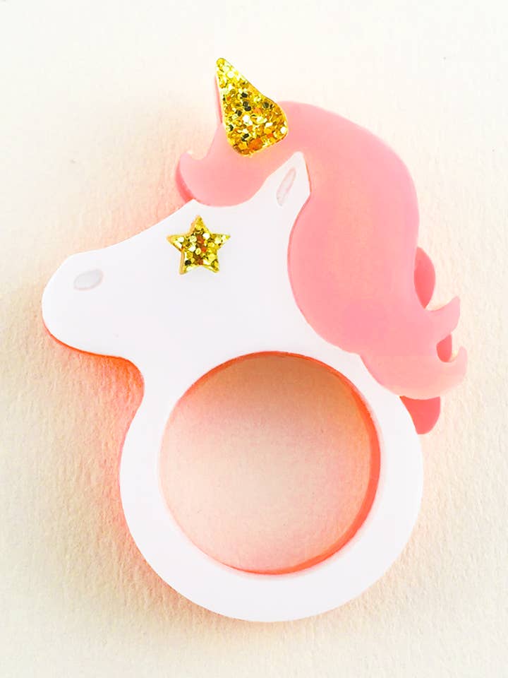 Anillo Belle el unicornio para venta al por mayor de Eleanor Moss Studio