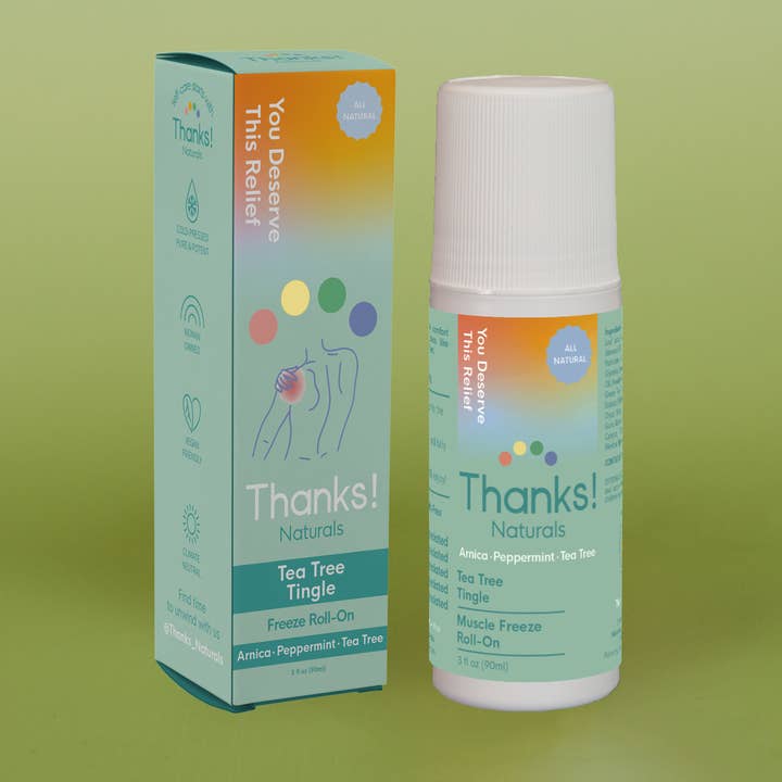 tea tree tingle muscle freeze roll-on for wholesale by Thanks! Naturals