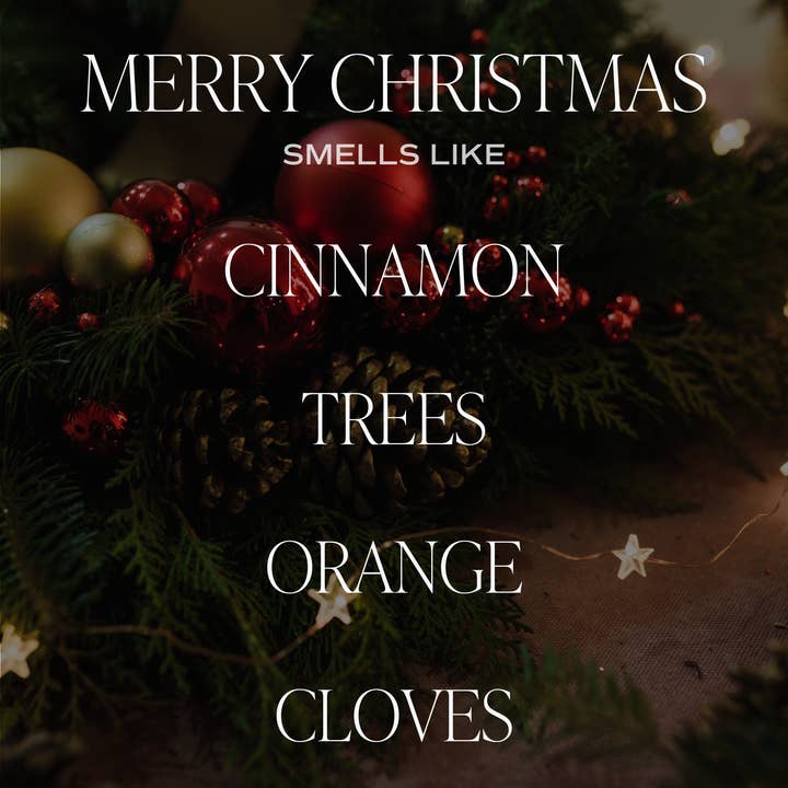 Sweet Water Decor - Wholesale Jar/Filled Candle - *NEW* Merry Christmas 9 oz Soy Candle - Christmas Decor3