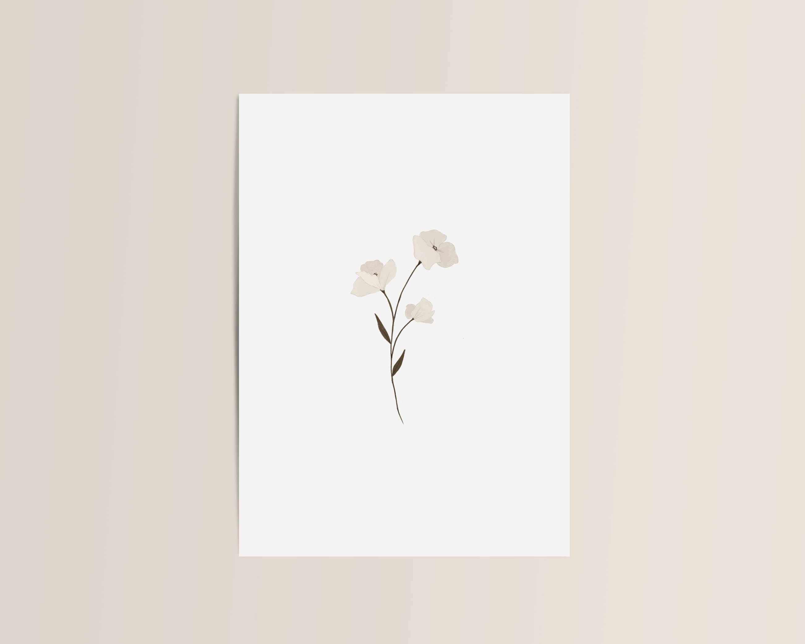 Studio Mies - Wholesale Sympathy Card - Double card Condolences Flowers