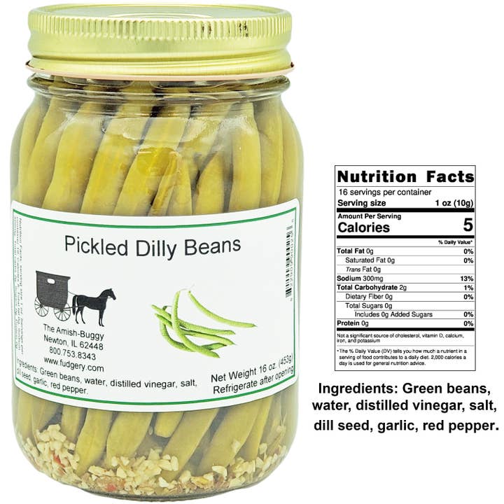 Arndt's Fudgery LLC - Wholesale Pickled Vegetables - Amish Pickled Vegetables & Eggs 16 oz. Jar15