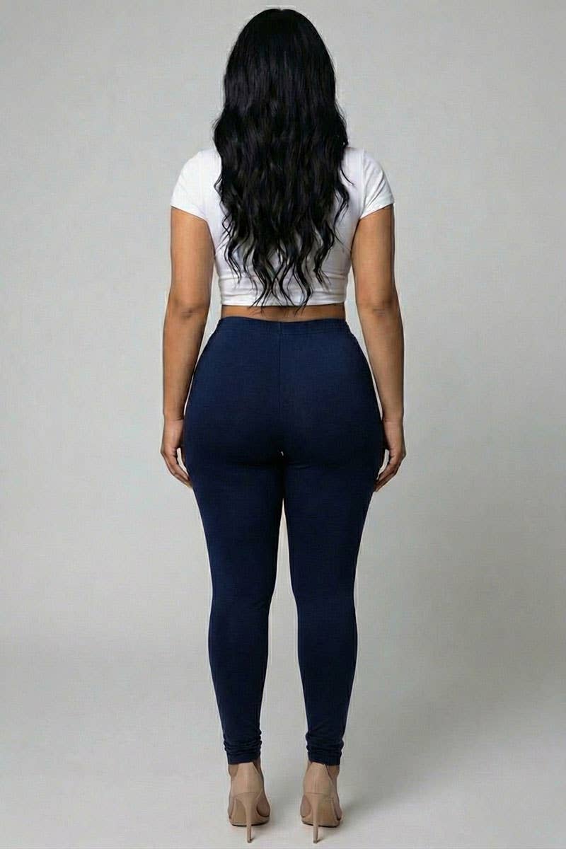CAPELLA APPAREL - Wholesale Athletic/Lounge Leggings - Women's - Plus Basic Solid Leggings11