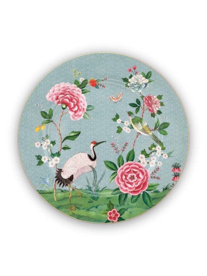 Plate Blushing Birds Blue 32cm for wholesale by Pip Studio - Belle & Blue