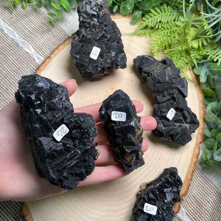 Copper Ashes - Wholesale Spiritual Stone/Crystal - Black Fluorite