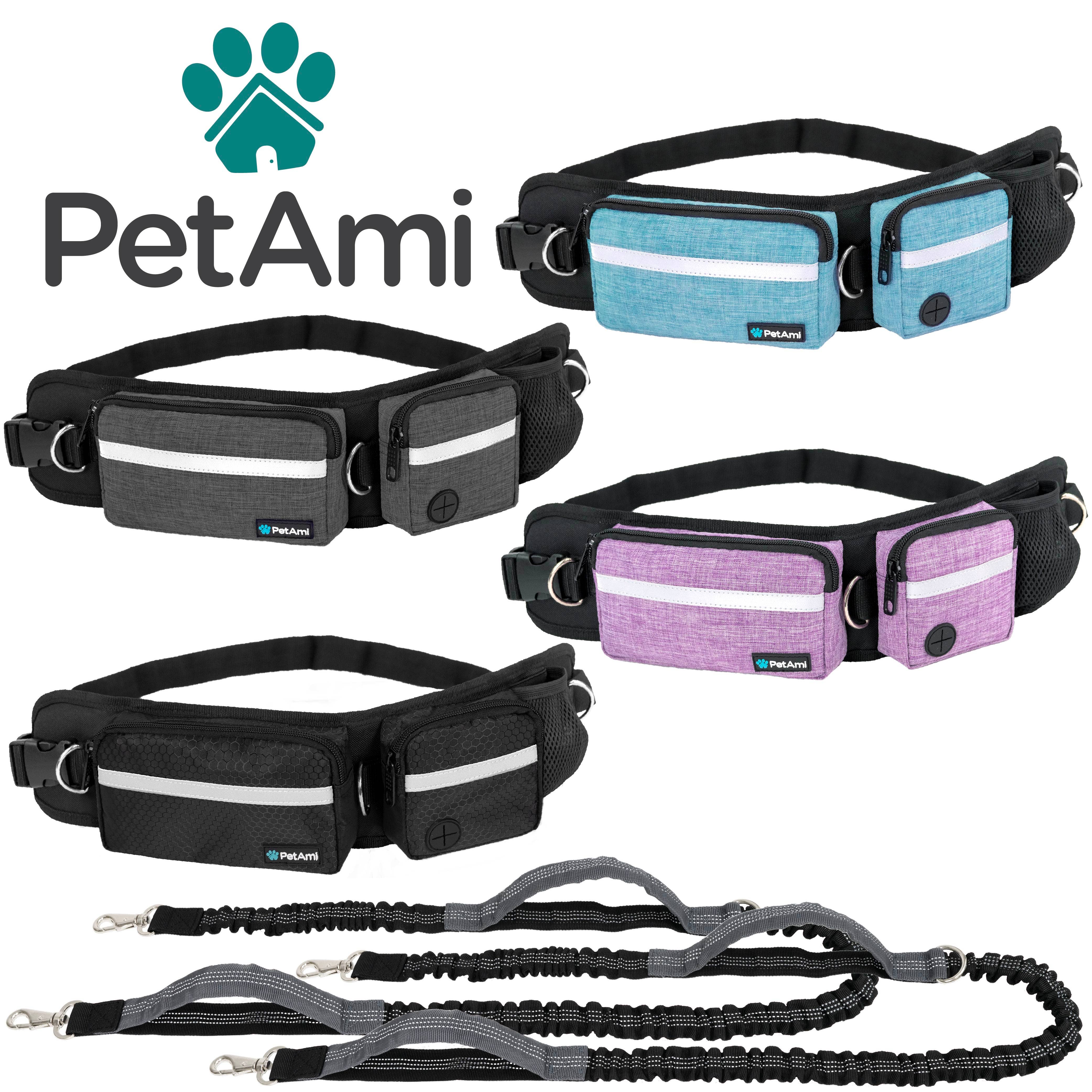 PetAmi – wholesale Hundkoppel - Hund – Deluxe handsfree hundkoppelväska10