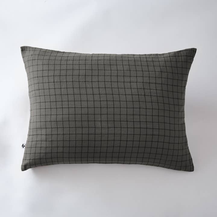 GAÏA MIX Granit cotton gauze pillowcase 50 x 70 cm for wholesale by L'effet Papillon