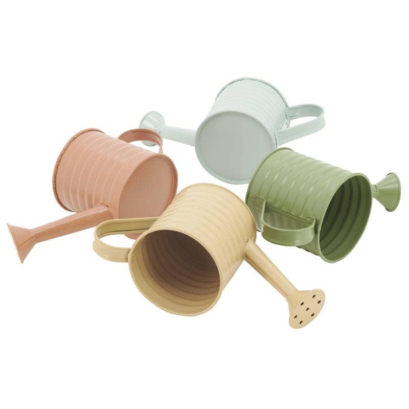 Aubry Gaspard - Vendita all'ingrosso Annaffiatoi - Mini annaffiatoi in zinco verniciato, 4 colori assortiti0