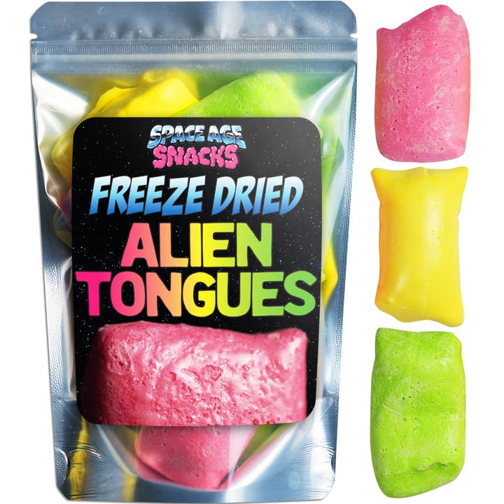 Gefriergetrocknete Alien Tongues (3 Unzen) für den Großhandel von Space Age Snacks