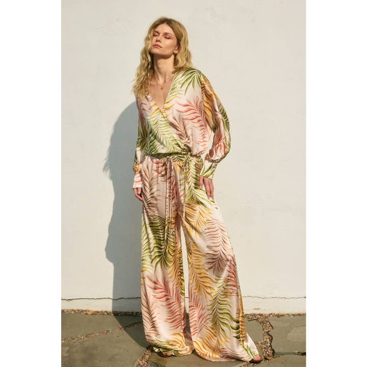 Calças Sunkiss de Perna Larga com Cintura Elástica (1) por atacado de Dress Forum