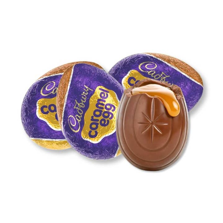Cadbury Caramel Eggs Milk Chocolate Candy – 1.2 oz Each – Bulk Value Pack for wholesale by Candy In Bulk