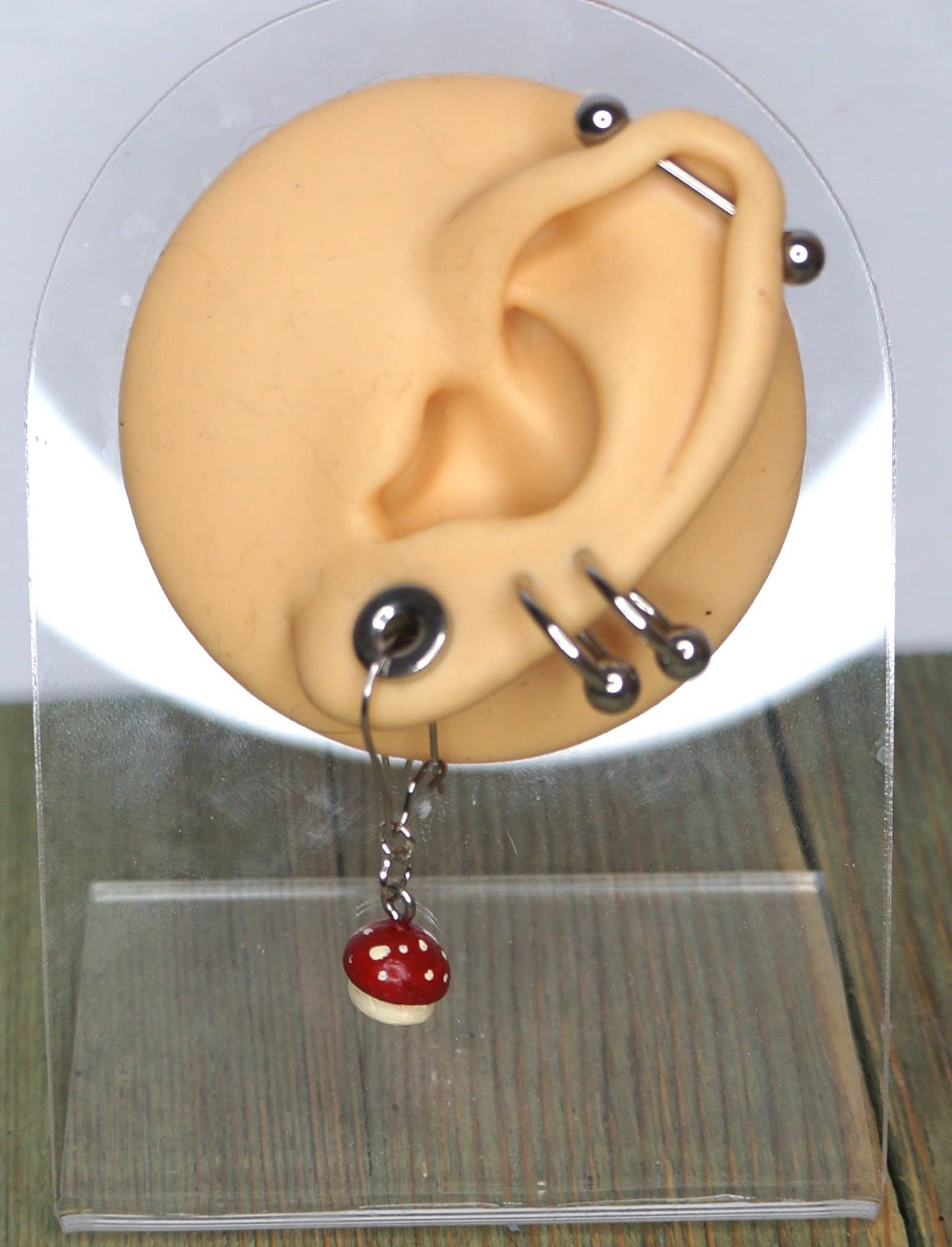 Goblin Grimm Gifts - Wholesale Clip-On Earrings -  Micro Mushroom earrings2