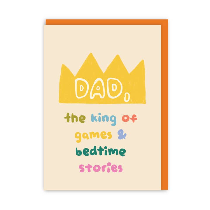 Papa Roi des Jeux Carte de Fête des Pères pour la vente par In Real Life