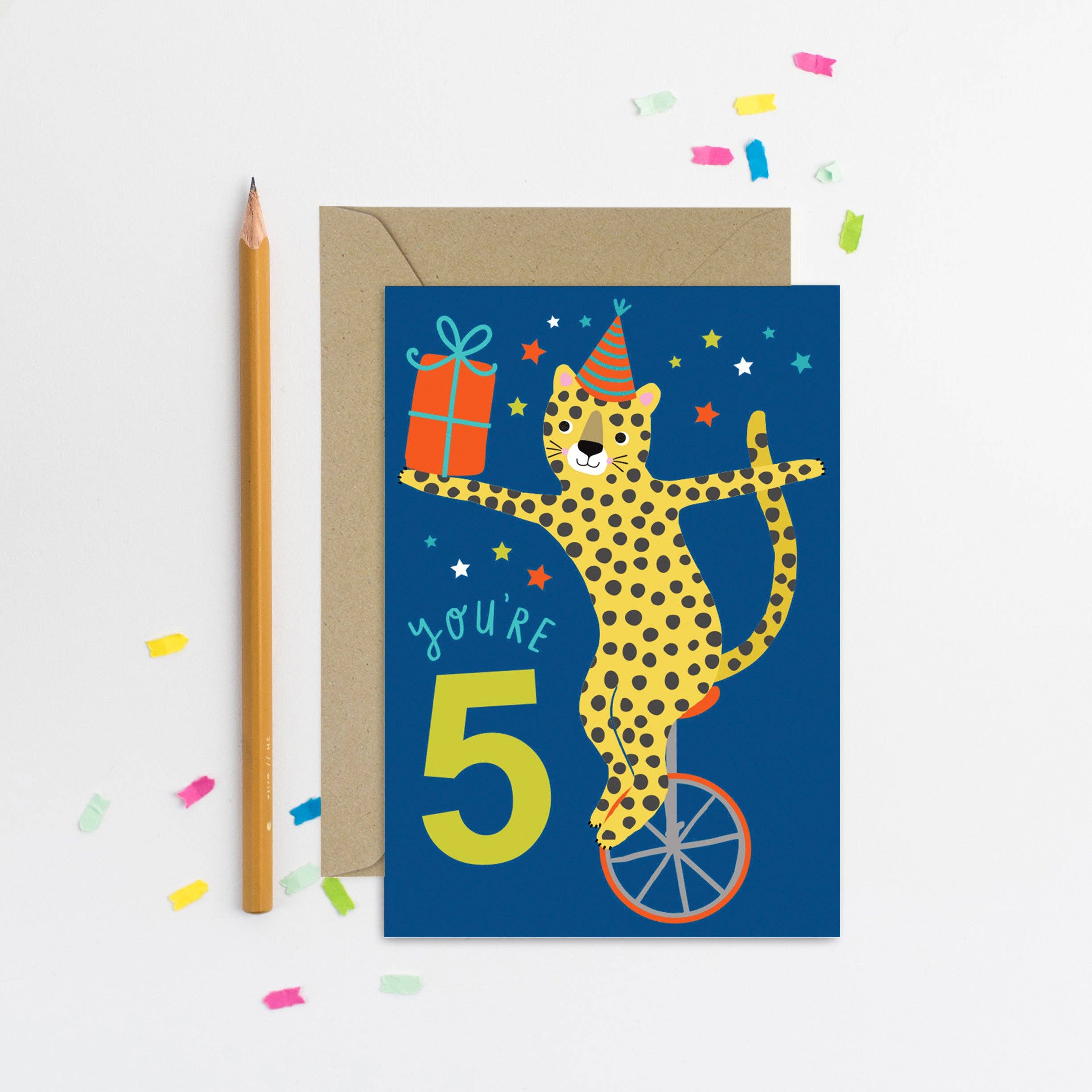 Mifkins - Wholesale Birthday Card - Leopard Age Card 51