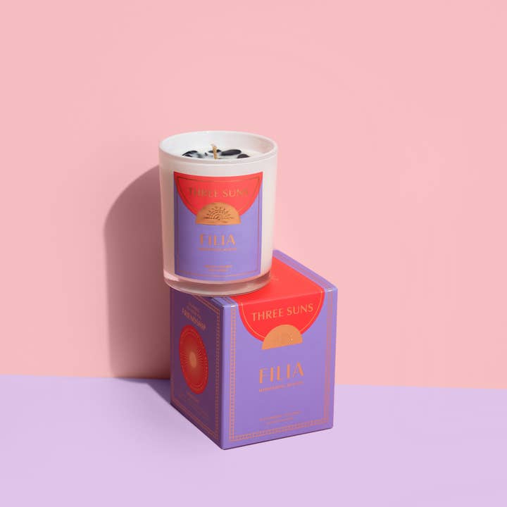 Three Suns - Wholesale Jar/filled candle - MINI Filia | Candle of Friendship | Whispering Woods