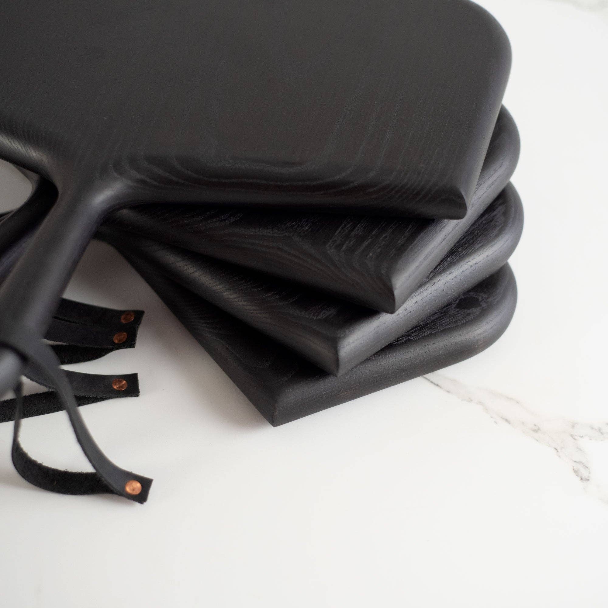 KHEM Studios - Wholesale Cutting Board - Serving Board Whale Bone in Black Ebonized Ash3