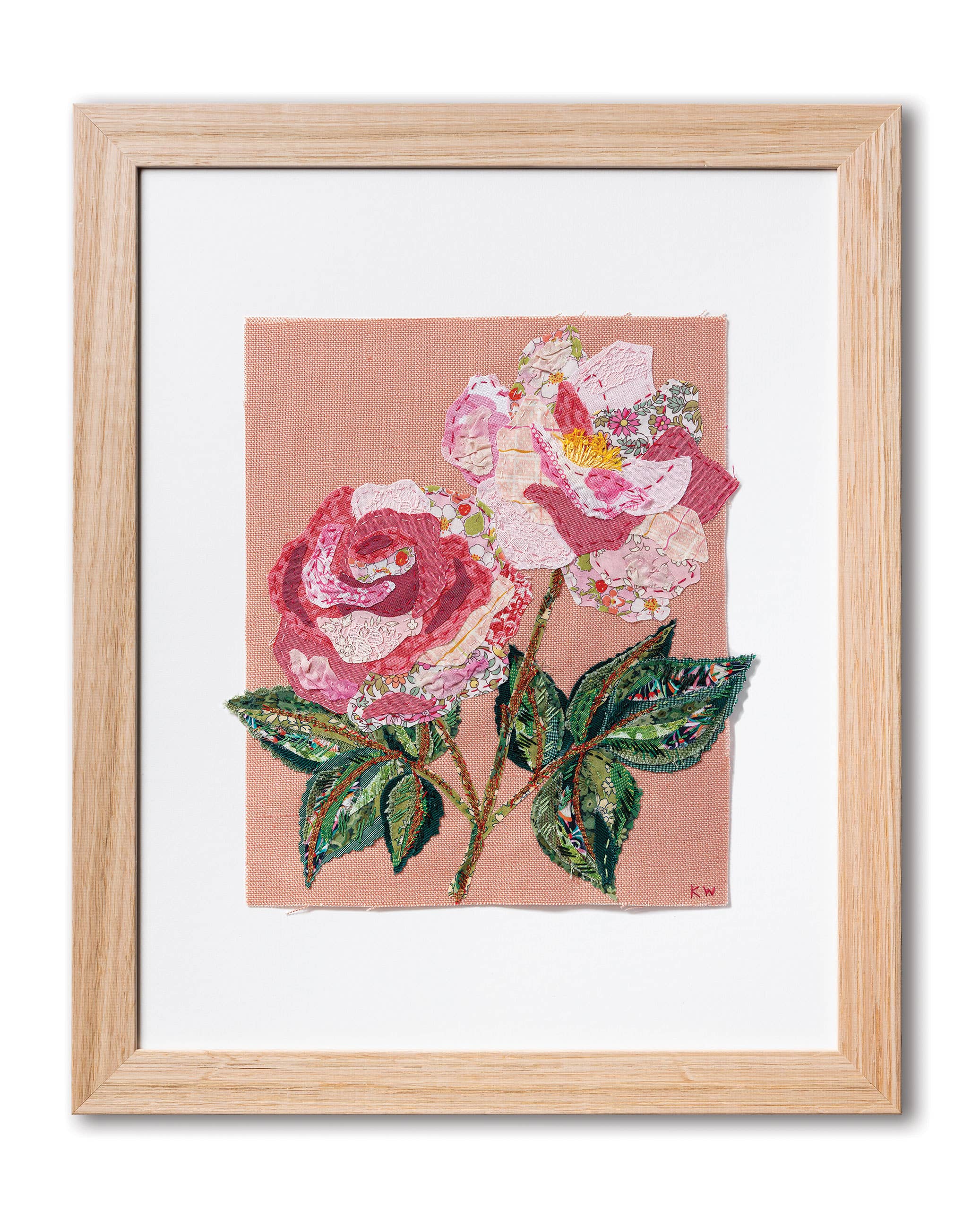 Wattle&Loop - Wholesale Embroidery/cross-stitch supplies - Rose Slow Stitching Kit3