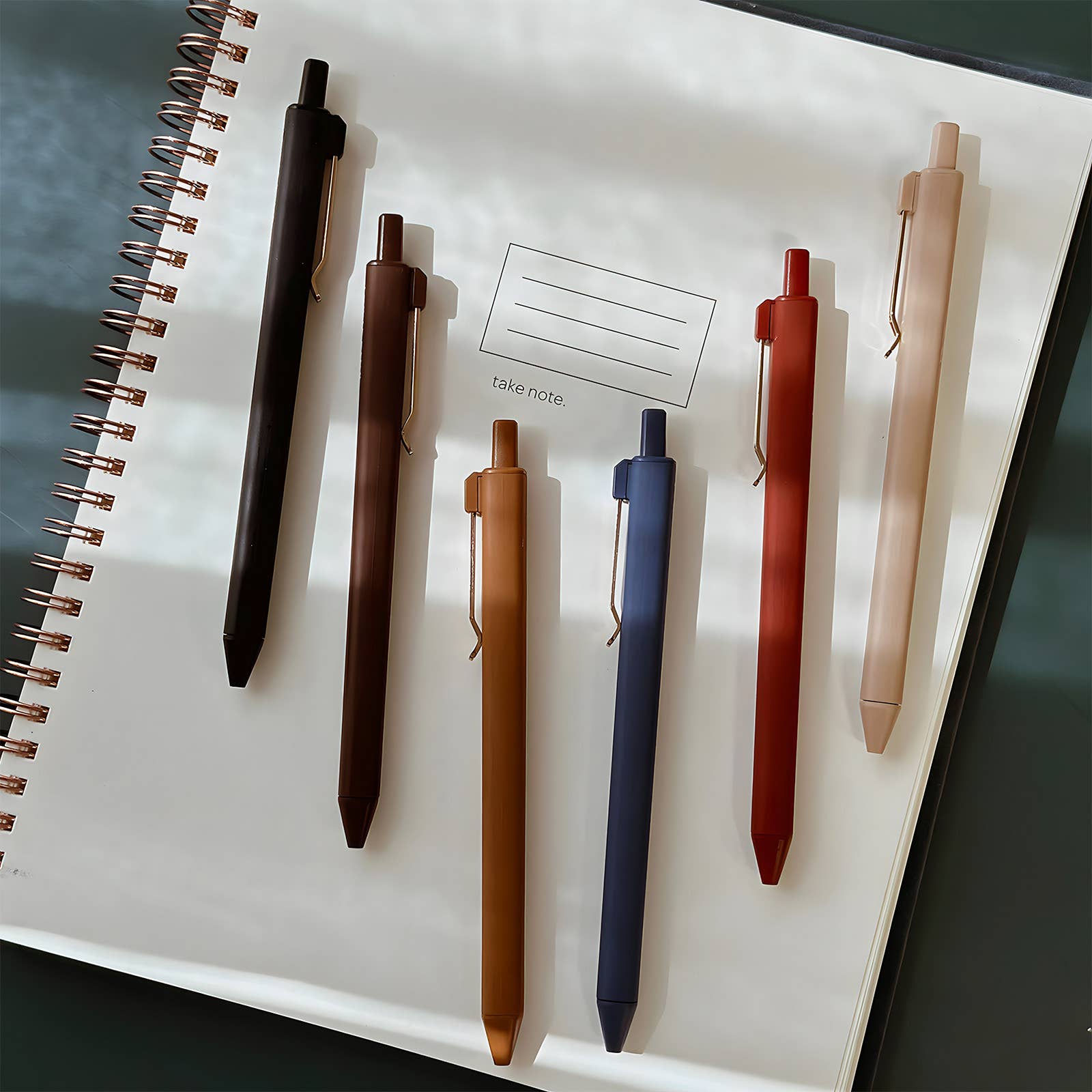 Wrapables.com - Wholesale Pen - Wrapables Retractable Black Ink Gel Pens, 0.5mm (Set of 6)31