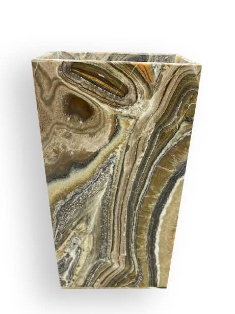 Alabaster Tall Rectangular Column for wholesale by Alabaster Artisan