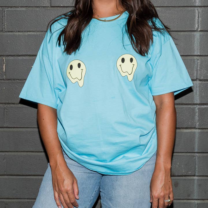 Milk Maker Alumni Smiley Tee and other Purchase Wholesale jersey milk. Free Returns & Net 60 Terms on Faire trending on Faire.