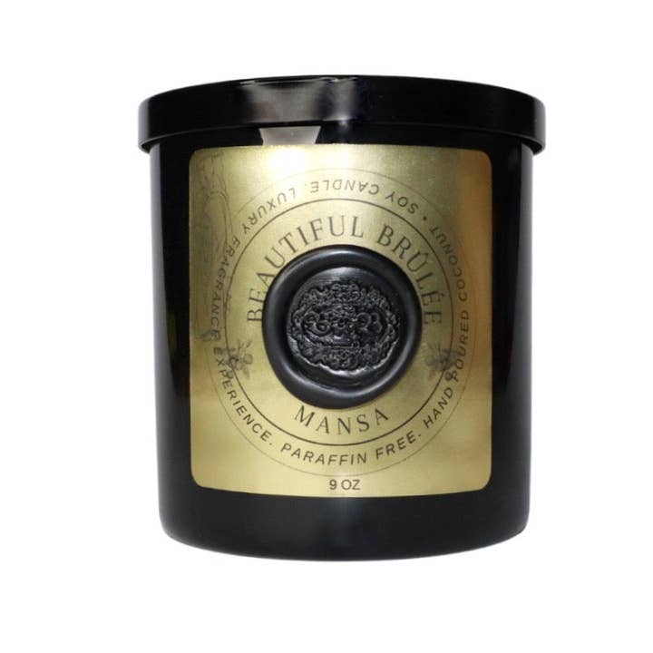 "MANSA" LUXURY SCENTED CANDLE for wholesale by Beautiful Brûlée